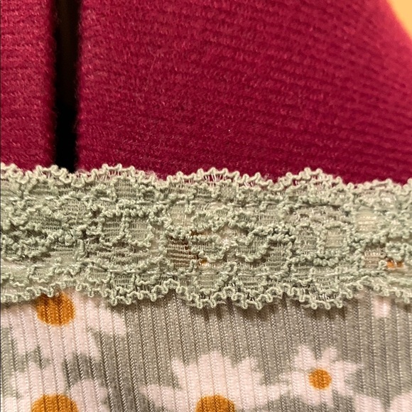 Bluenotes Floral V-Neck Long Sleeve Top - Green - Picture 6 of 12